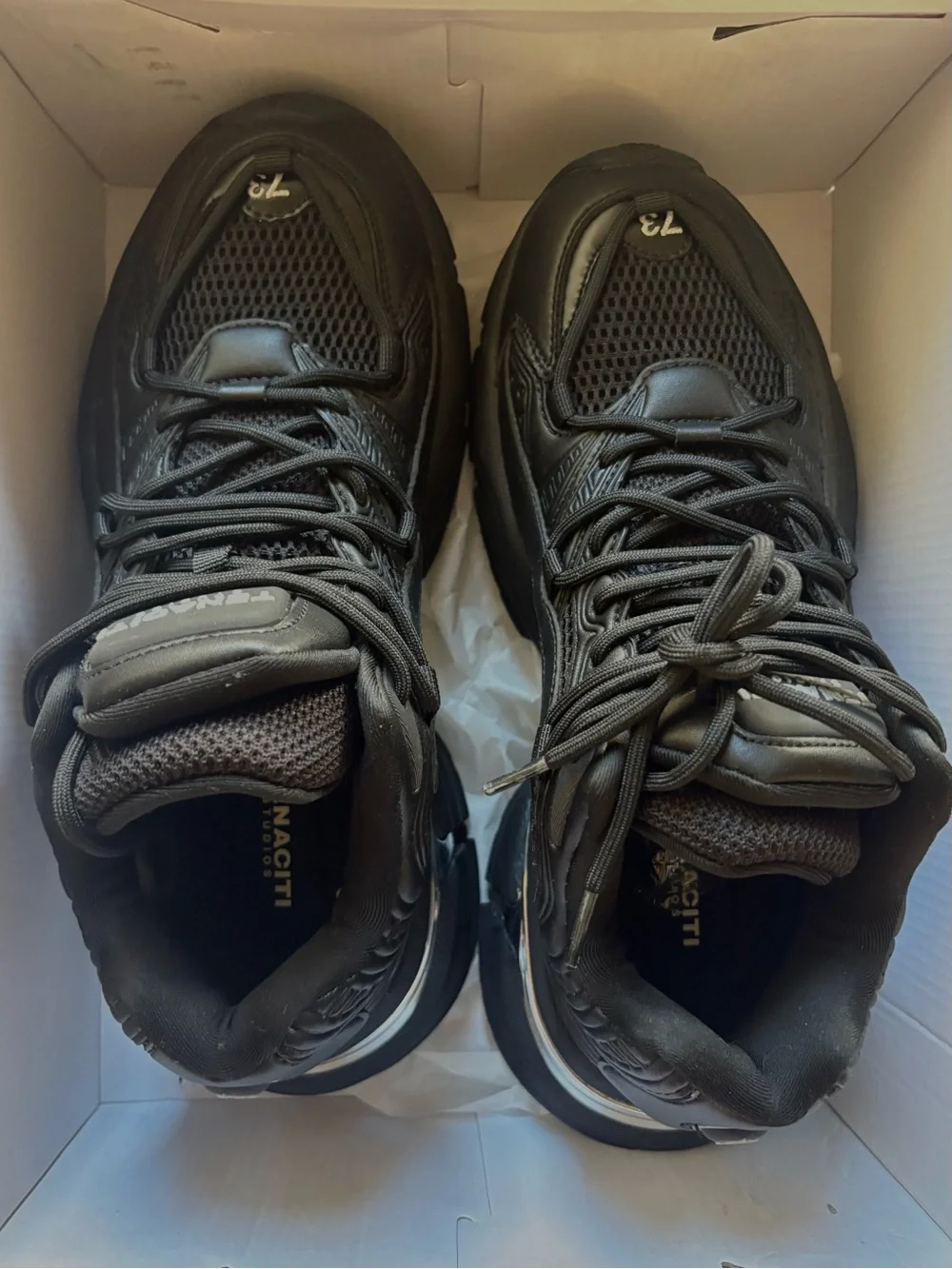 TENACITI Black Athletic Sneakers